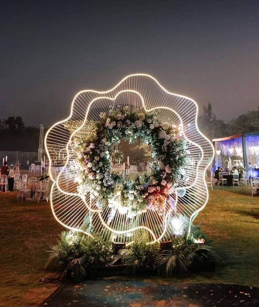 Wedding Led Selfie Point
