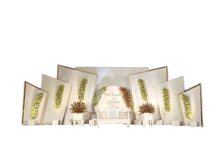 Wooden Wedding Entry Stage