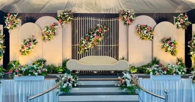 Wooden Wedding Stage