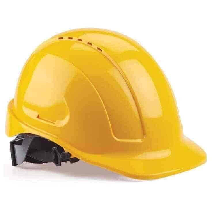 Plastic Yellow Safety Helmet