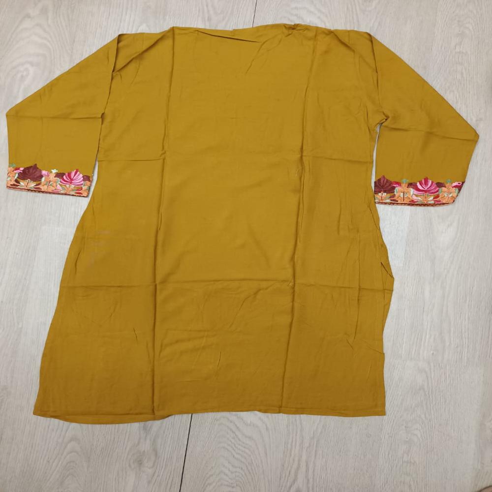 Polyester Embroidery Dress For Ladies