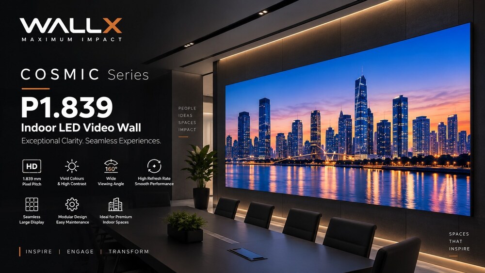 WallX COSMIC P1.839 Indoor LED Video Wall