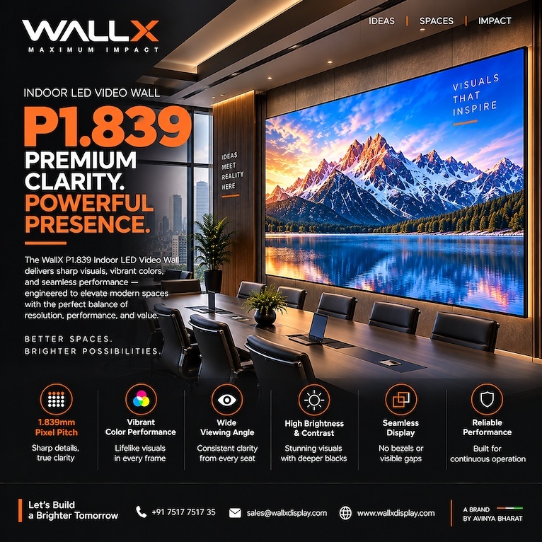 WallX COSMIC P1.839 Indoor LED Video Wall