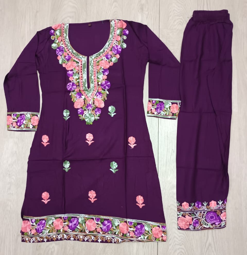 Exclsuive Heavy Work Dress For Ladies