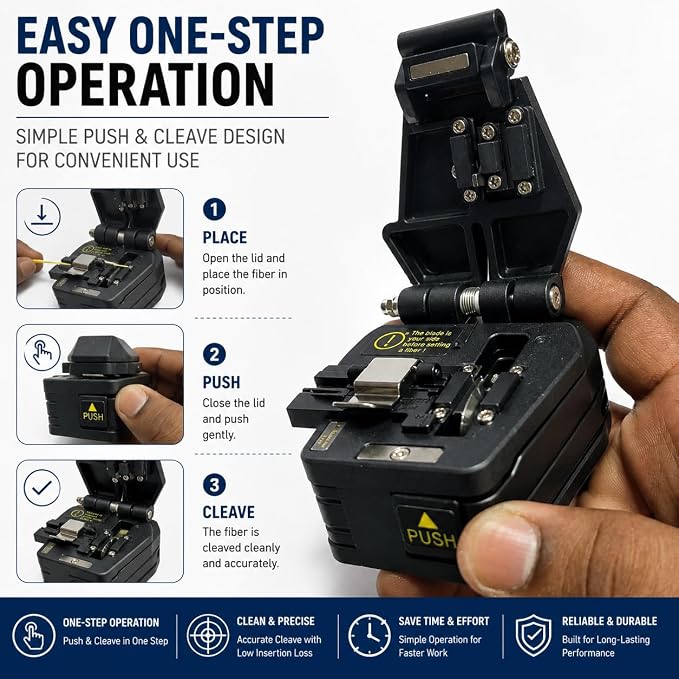 AUA-6C Optic fiber Cleaver