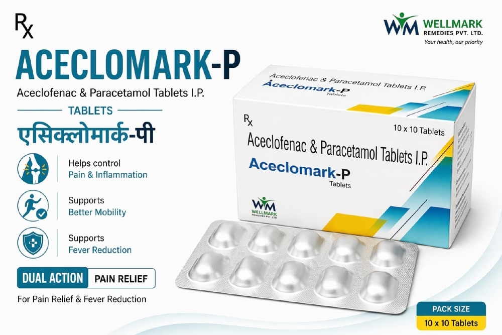 Aceclofenac And Paracetamol Tablets IP