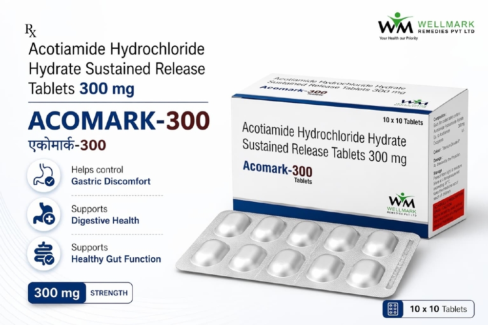 300mg Acotiamide Hydrochloride Hydrate Sustained Release Tablets