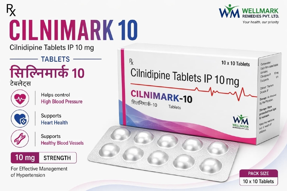 10mg Cilnidipine Tablets IP