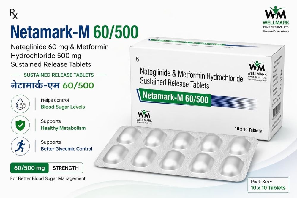 Nateglinide And Metformin Hydrochloride Tablets