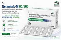 Nateglinide And Metformin Hydrochloride Tablets