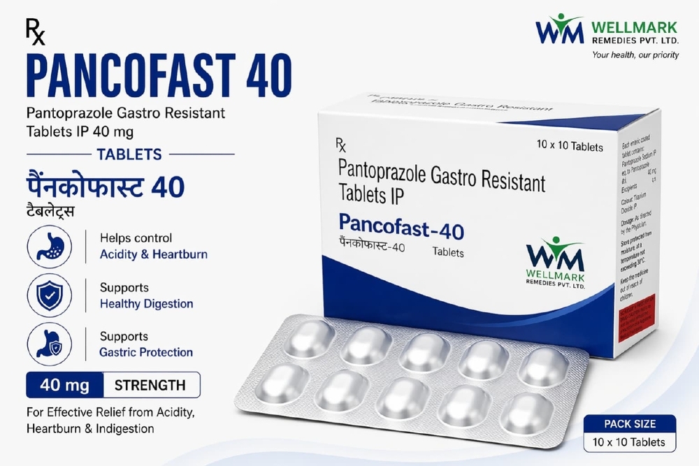 40mg Pantoprazole Gastro Resistant Tablets IP