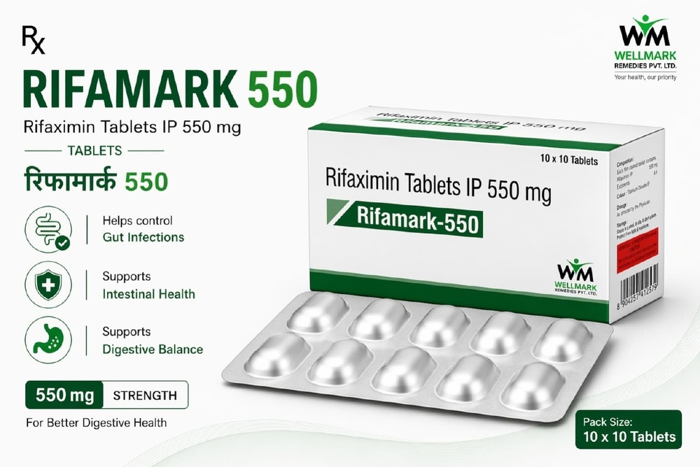 550mg Rifaximin Tablets IP