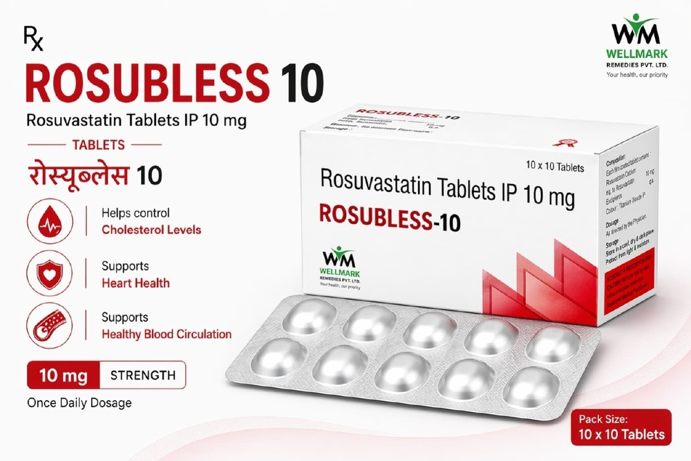 10mg Rosuvastatin Tablets IP