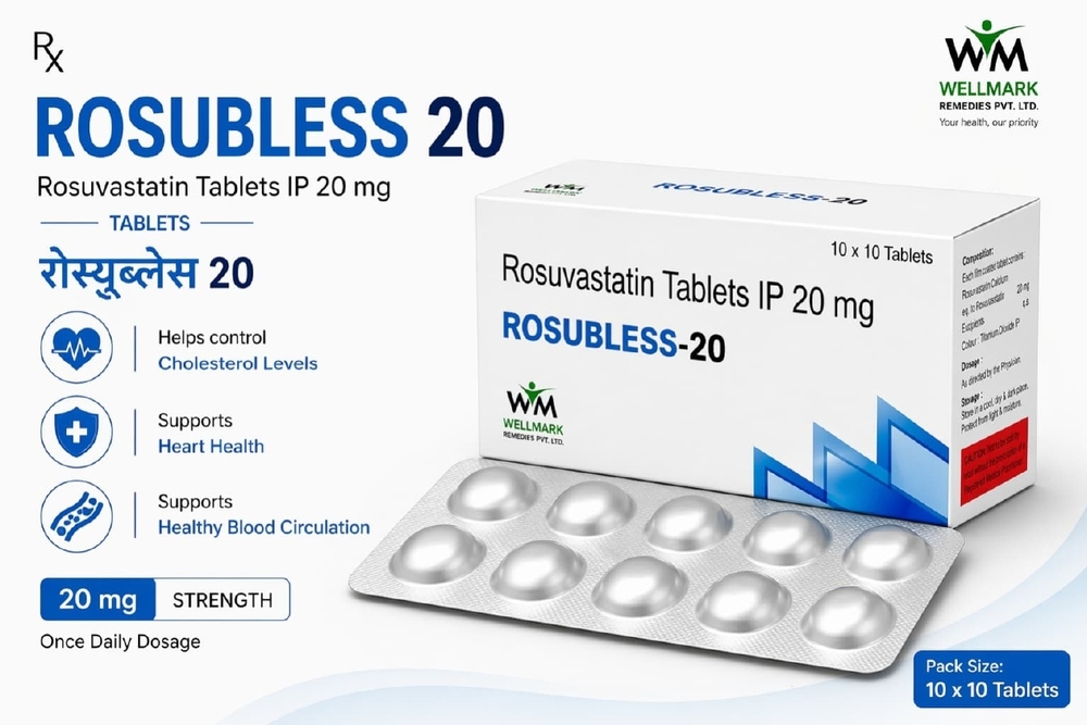 20mg Rosuvastatin Tablets IP