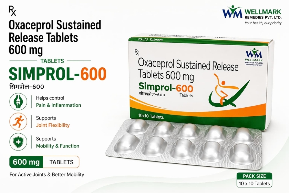 600mg Oxaceprol Sustained Release Tablets