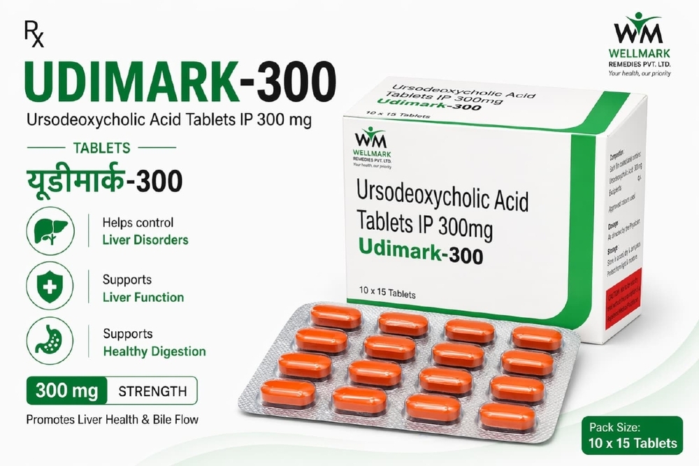 300mg Ursodexycholic Acid Tablets IP