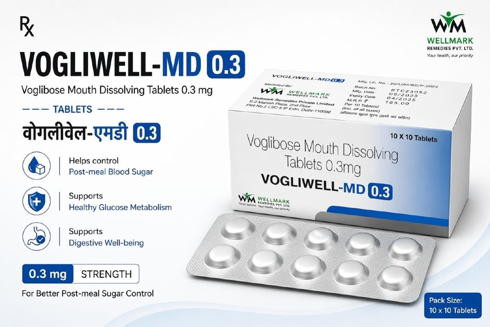 0.3mg Voglibose Mouth Dissolving Tablets