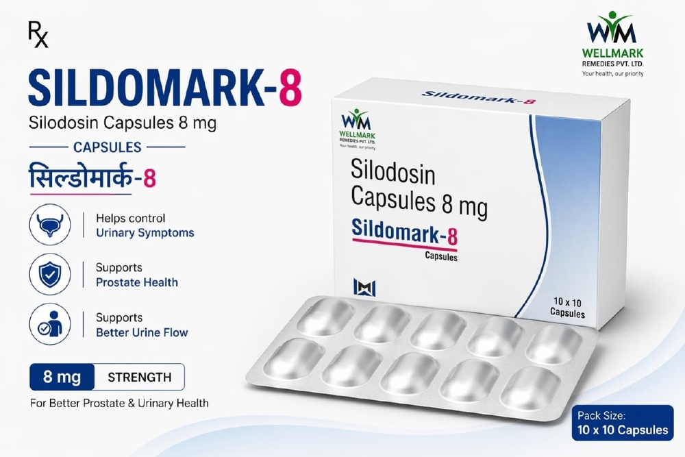 8mg Silodosin Capsules