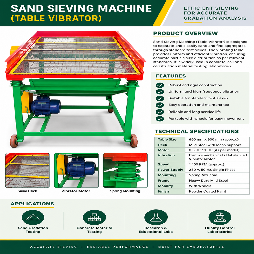 Sand Sieving Machine Hand Operated