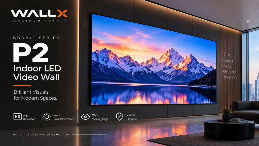 WallX P2 Indoor LED Video Wall