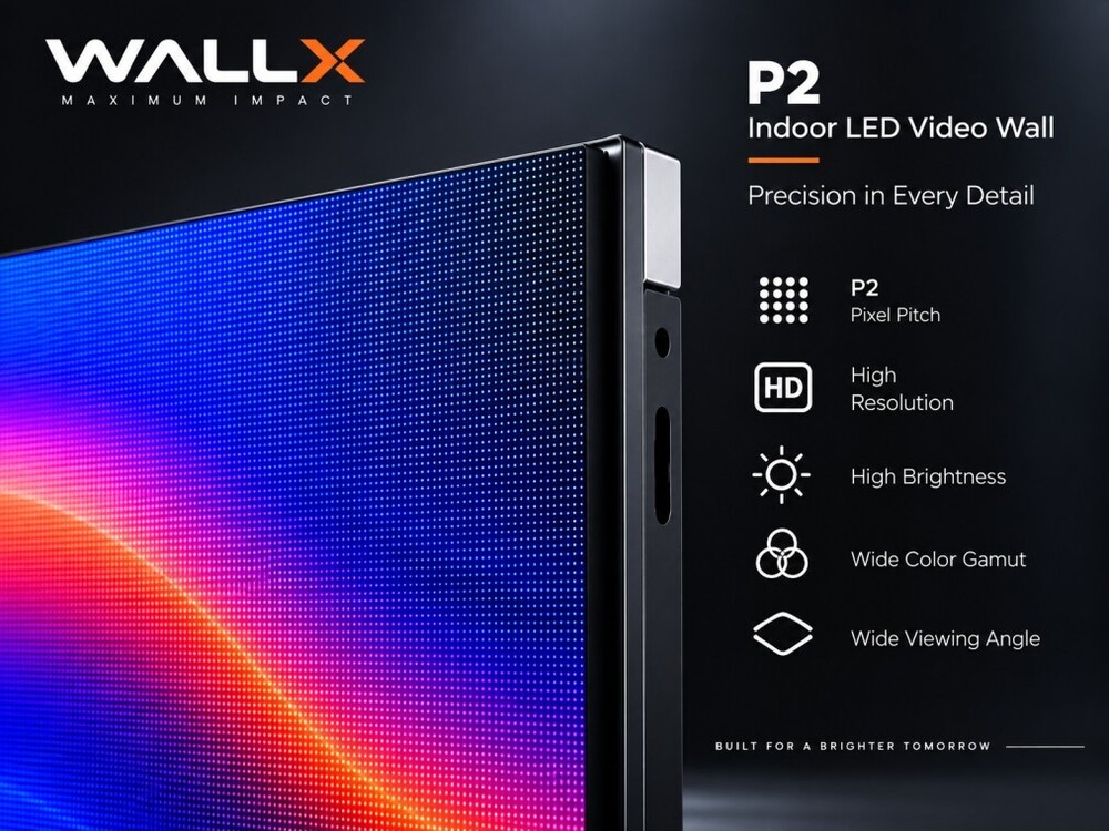 WallX P2 Indoor LED Video Wall