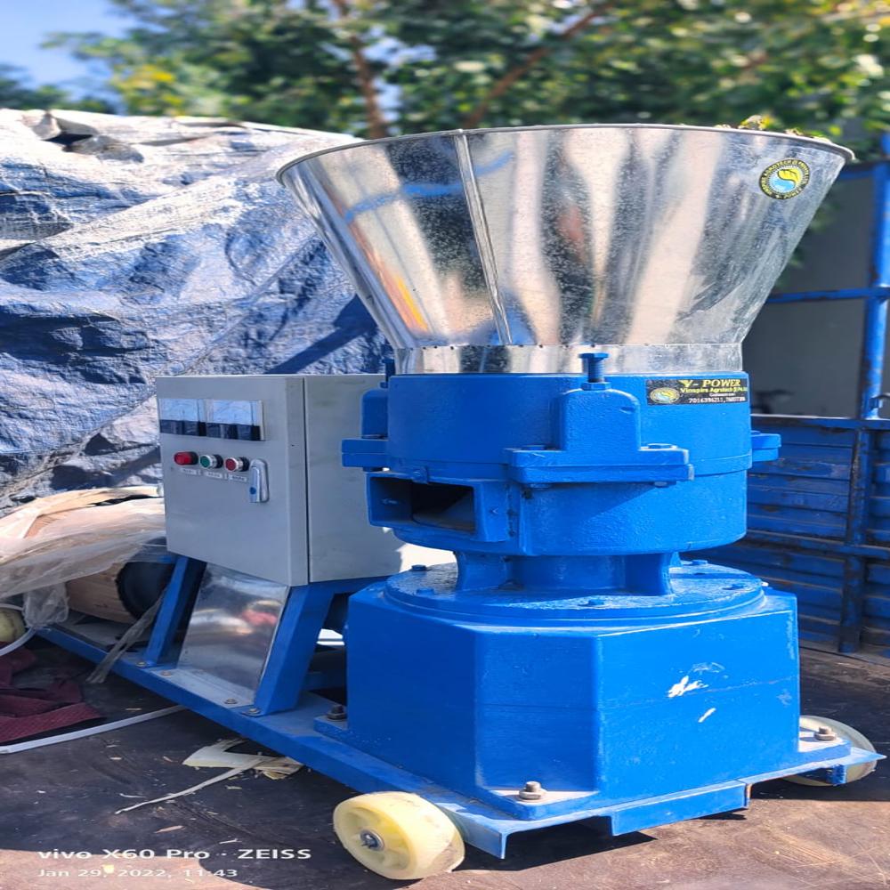 Feed Pallet Mill 10hp - Color: Blue