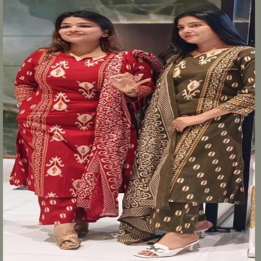 Jaipuri print 3 pcs set