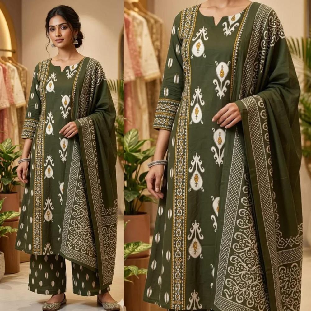 Jaipuri print 3 pcs set