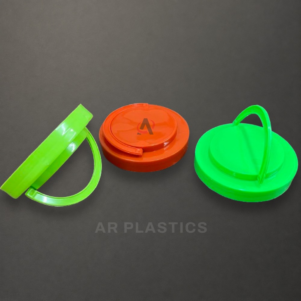 96 Mm Plastic Handle Cap - Plastic Material, 96 Millimeter Size, Available In All Colors, Customizable Design, User-friendly Screw Cap For Jars