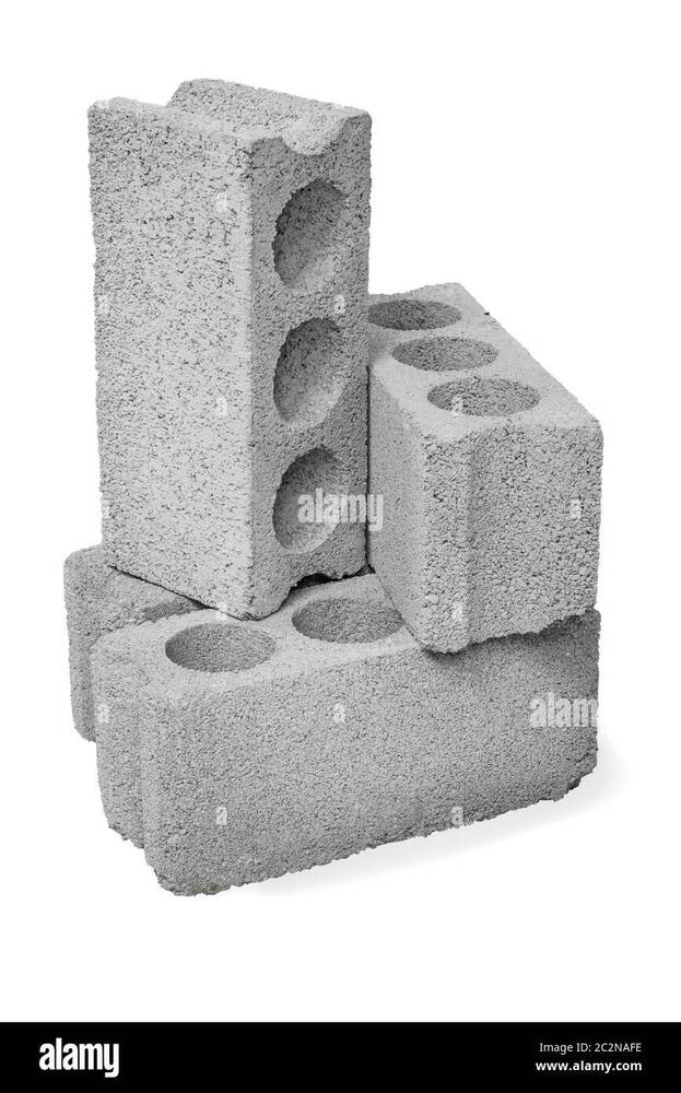 Hollow Blocks - 16 X 8 X 8 Inches, Gray Sandstone | Acid-resistant, Superior Heat Insulation, Lightweight, Solid Porosity
