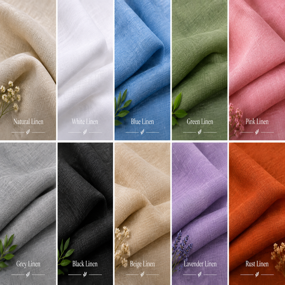 Premium 100% Linen Fabric