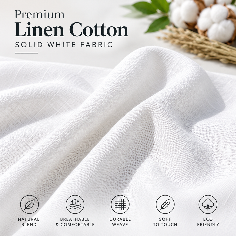 Premium 100% Linen Fabric