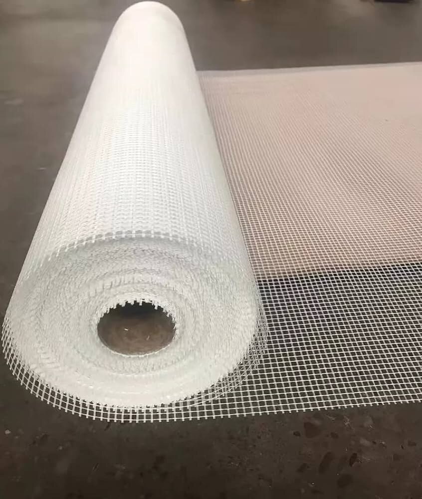 White Plain Fiber Glass Plastering Mesh