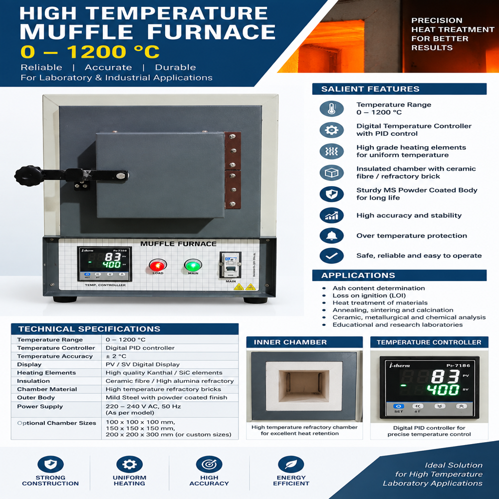 High Temperature Muffle Furnace