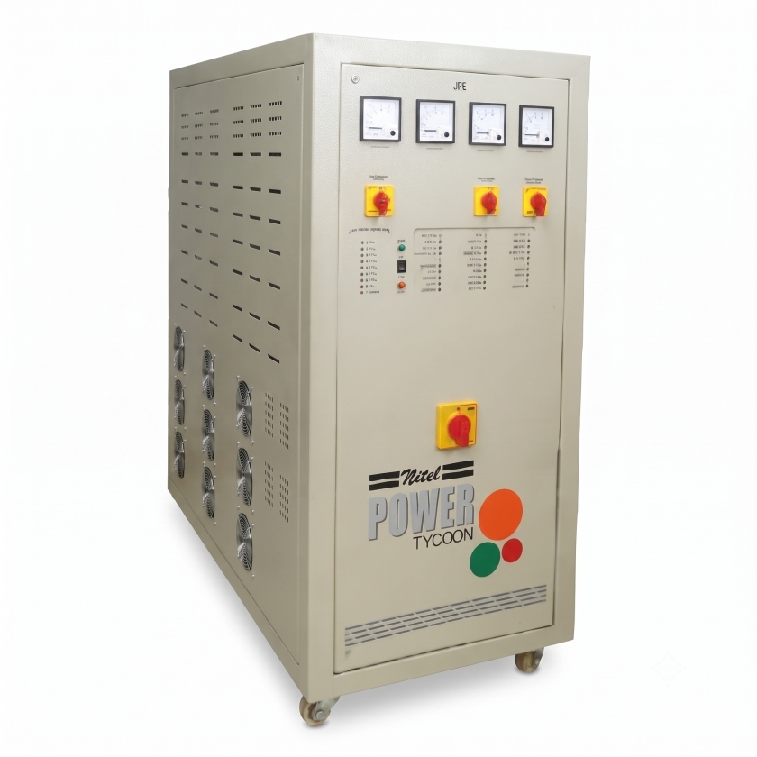 Nitel Online Ups - 0.5-500 Kva, Sinusoidal Output, Pwm Control, Forced Air Cooling, Low Thd, Instantaneous Regulation