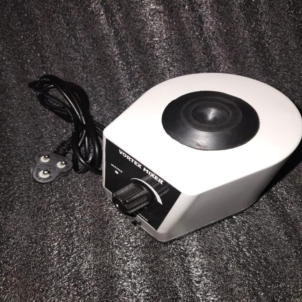 Vortex Mixer - Manual Operation, M.s. Body Construction, 220-230 Volt | White And Gray Colors, 2ml Tube Compatibility