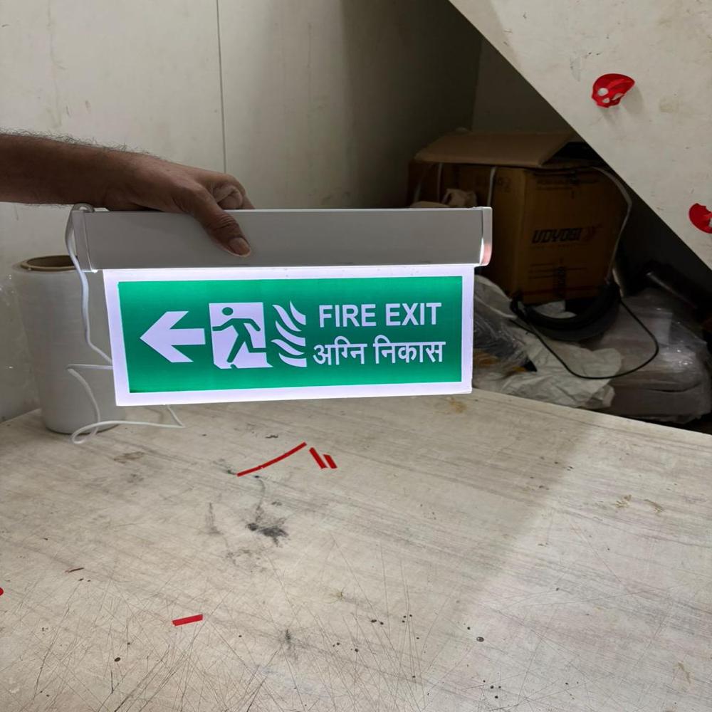 Acrylic Exit LED Sign Board