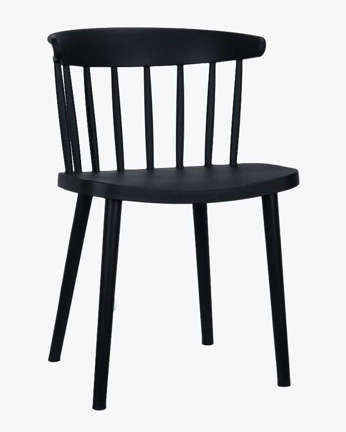 Black Dining And Cafe Chair