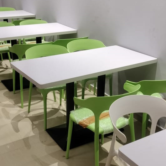 Rectangular White Dining Table