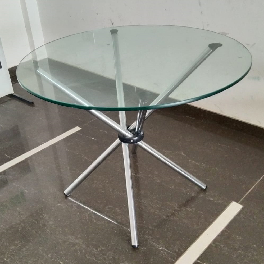 Round Glass Top Table