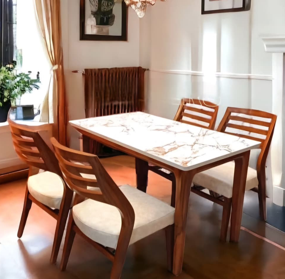 4 Seater Rectangular Dining Set