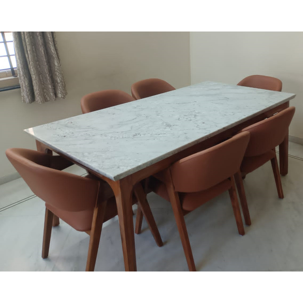 Contemporary Six Seater Dining Set