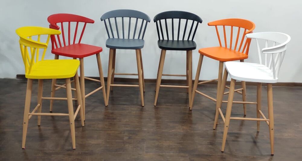 Modern Cafeteria Counter Chair