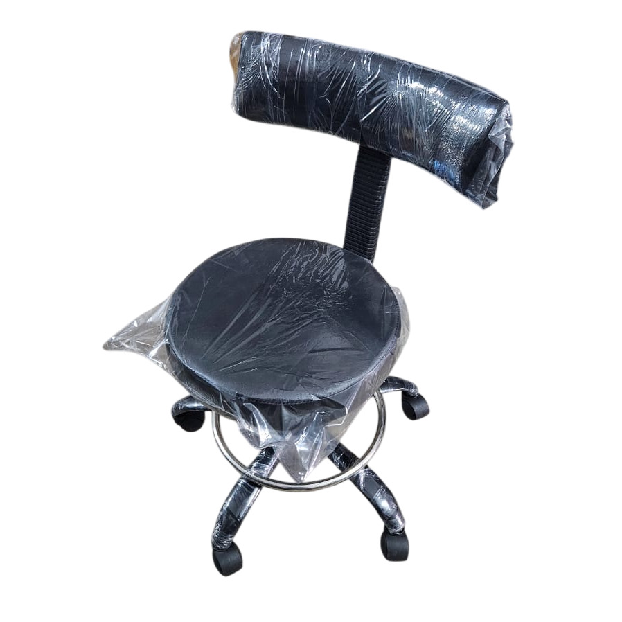 Adjustable Black Rolling Swivel Chair