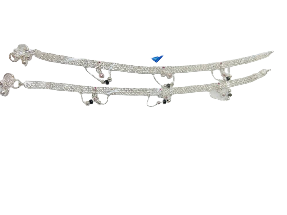 Silver Patta Chain Fancy Payal