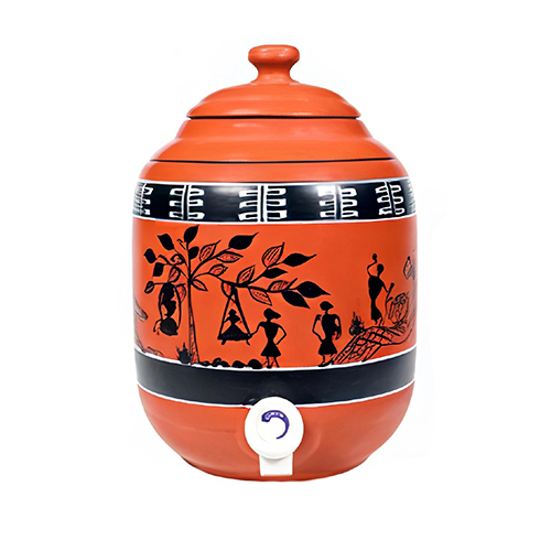 15Ltr Painting Terracotta Water Pot