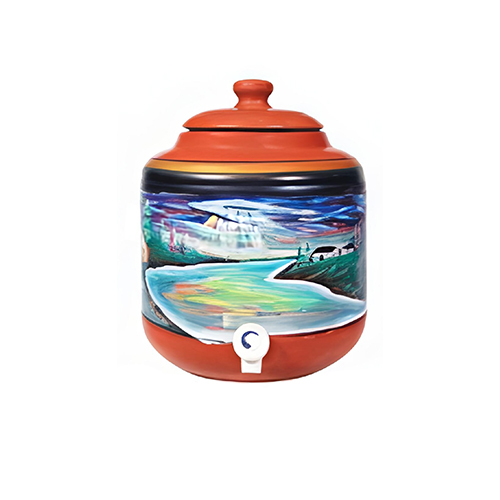 13Ltr Painting Terracotta Water Pot