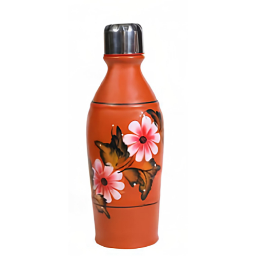 Model 361 750ml Painting Terracotta Water Bottle