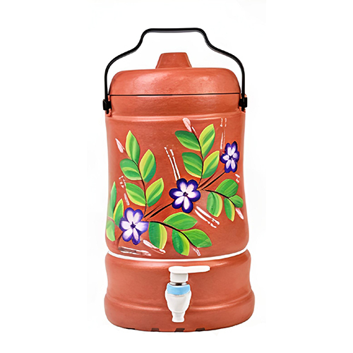 Model-203 5Ltr Plainting Terracotta Water Jug
