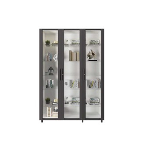 Storage Cabinet with Glass Doors